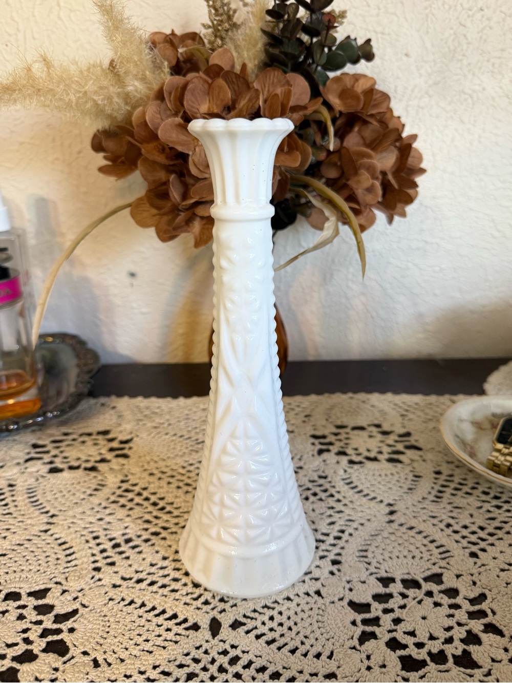 VTG Milk Glass Vase